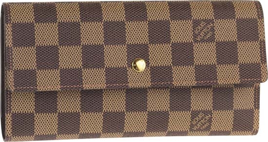 Louis Vuitton Outlet Zipper Purse 61217 brown