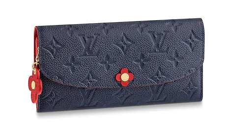 Louis Vuitton Outlet EMILIE WALLET M63918 Navy Blue