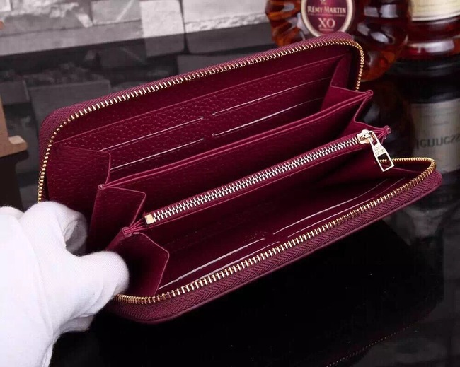 Louis Vuitton Outlet Monogram Embossing Wallet M60017 Burgundy