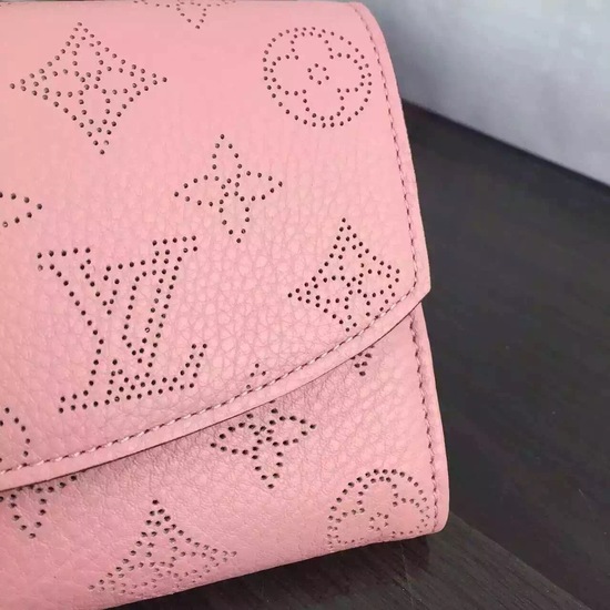 Louis Vuitton Outlet Mahina Leather Wallet 60144 Pink