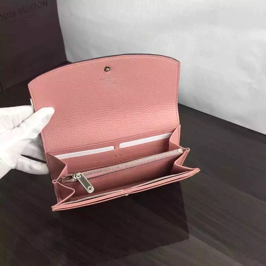 Louis Vuitton Outlet Mahina Leather Wallet 60144 Pink