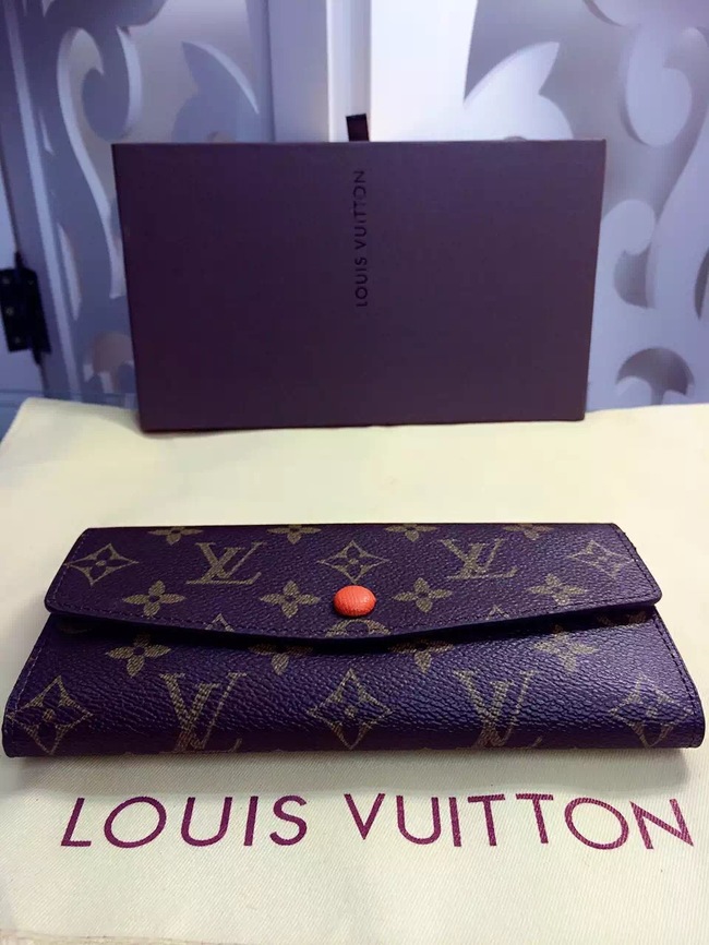 Louis Vuitton Outlet Monogram Canvas Wallet 60136 Orange