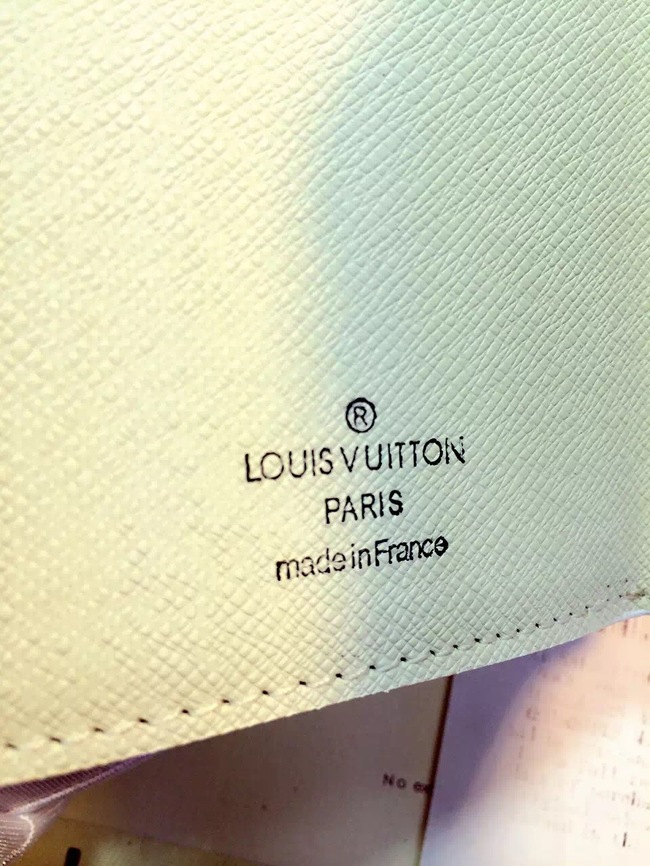 Louis Vuitton Outlet Damier Canvas Pochette Wallet 60211 White