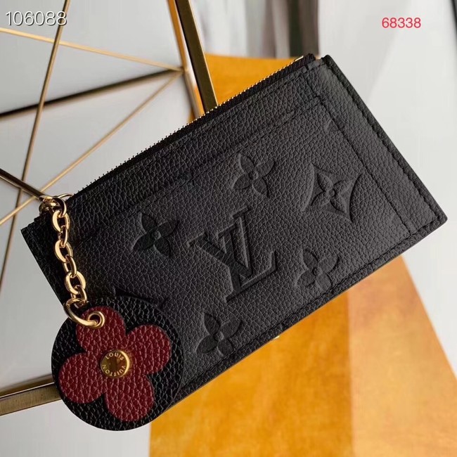 Louis Vuitton Outlet ZIPPED CARD HOLDER M68338 black