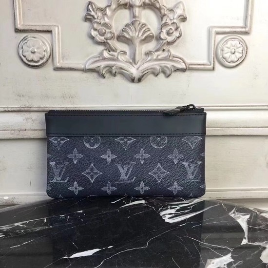 Louis Vuitton Outlet Monogram Canvas ZIPPY Wallet M62897 black