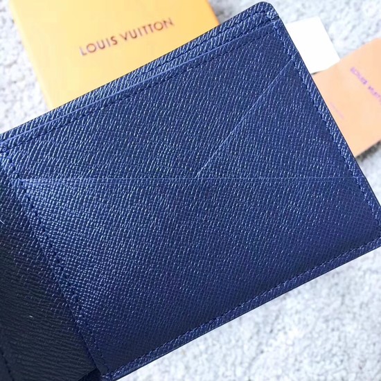 Louis Vuitton Outlet EPI leather Wallet 63514 blue