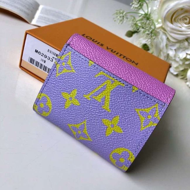 Louis Vuitton Outlet original ZOE WALLET M62933 purple