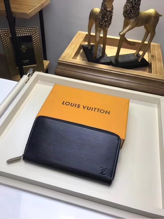 Louis Vuitton Outlet EPI leather Zippy Wallet 67267 black