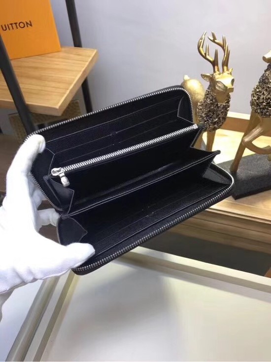 Louis Vuitton Outlet EPI leather Zippy Wallet 67267 black