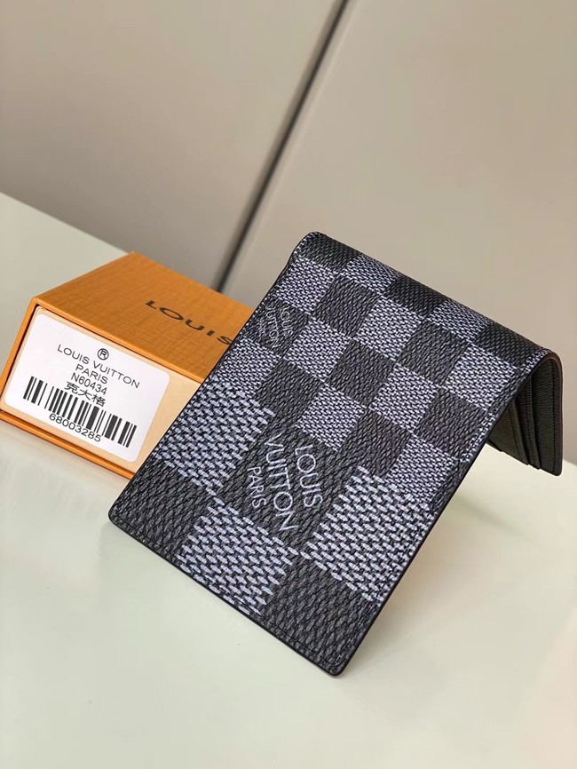 Louis Vuitton Outlet Monogram Canvas Wallet N60434 grey