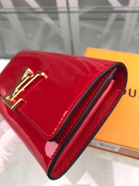 Louis Vuitton Outlet Patent Calf Leather LOUISE WALLET M64550 Red