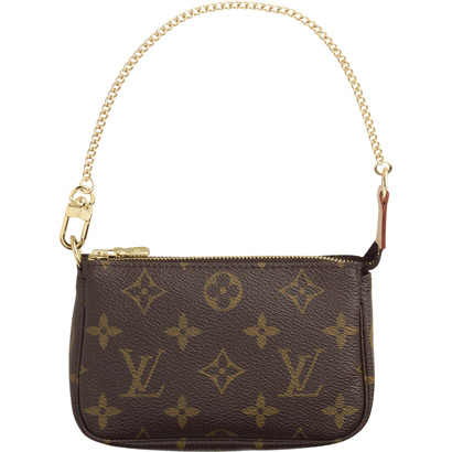 Louis Vuitton Outlet M58009 Monogram Canvas Mini Pochette Accessoires Khaki