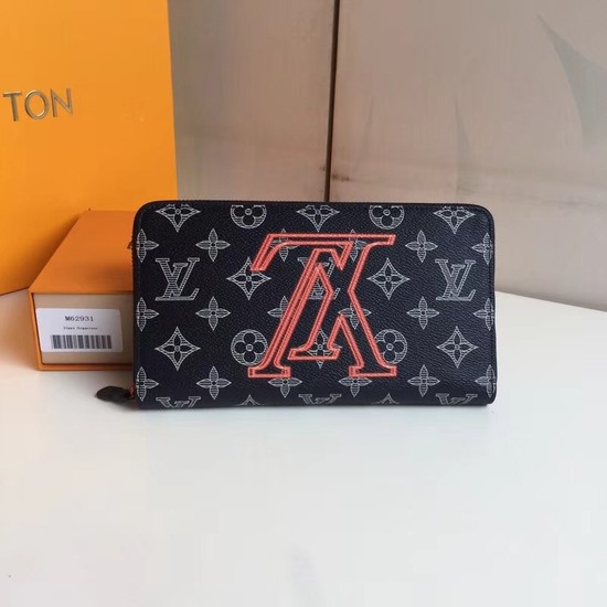 Louis Vuitton Outlet Upside Down Monogram Ink Zipper wallet 62931