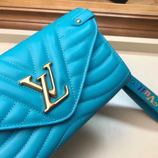 Louis Vuitton Outlet NEW WAVE LONG WALLET M63298 blue