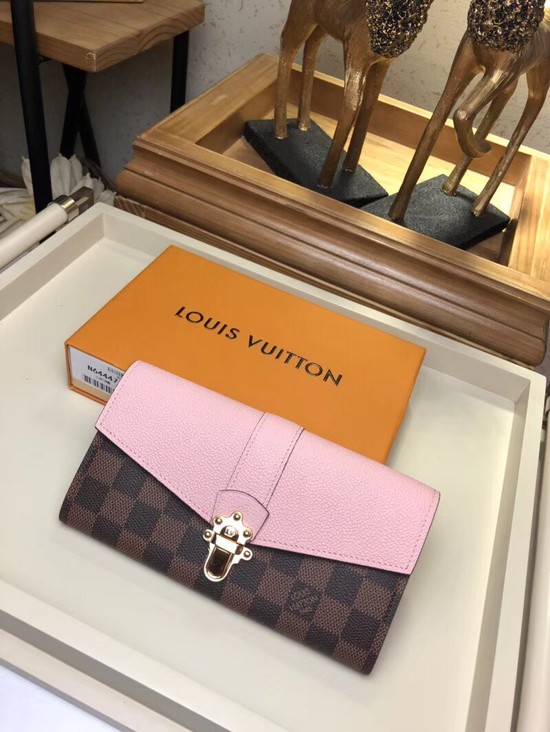 Louis Vuitton Outlet Damier Canvas CLAPTON WALLET N64448 Magnolia