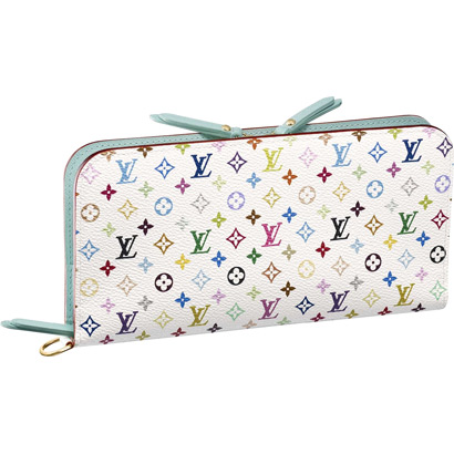 Louis Vuitton Outlet M93753 Monogram Multicolore Portefeuille Insolite Anis