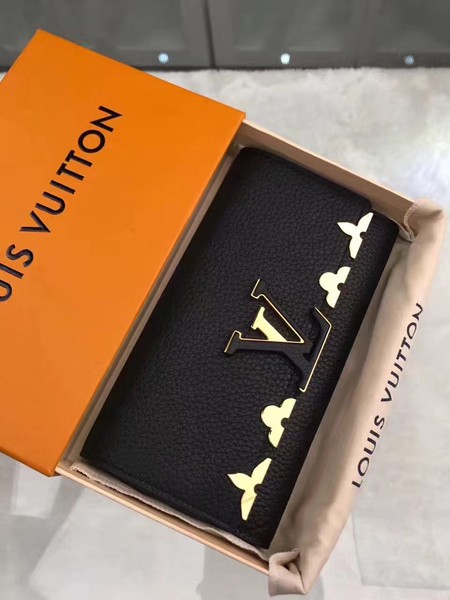 Louis Vuitton Outlet LockMe Wallet M64551 black