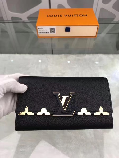 Louis Vuitton Outlet LockMe Wallet M64551 black