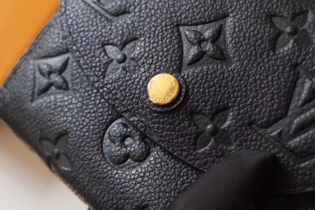 Louis Vuitton Outlet original Monogram Empreinte Ariane Wallet 64148 black