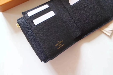 Louis Vuitton Outlet original Monogram Empreinte Ariane Wallet 64148 black