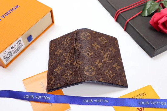 Louis Vuitton Outlet Monogram Ink Card Purse 62219 brown