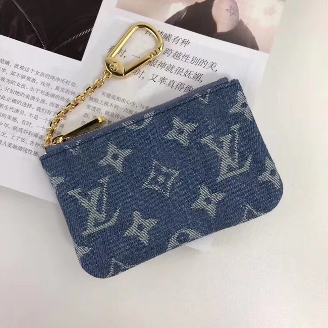 Louis Vuitton Outlet original KEY POUCH M62650 blue