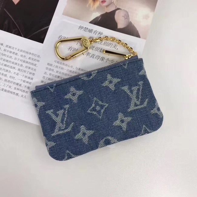 Louis Vuitton Outlet original KEY POUCH M62650 blue