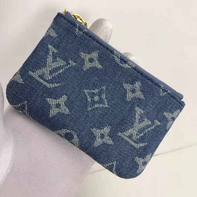 Louis Vuitton Outlet original KEY POUCH M62650 blue