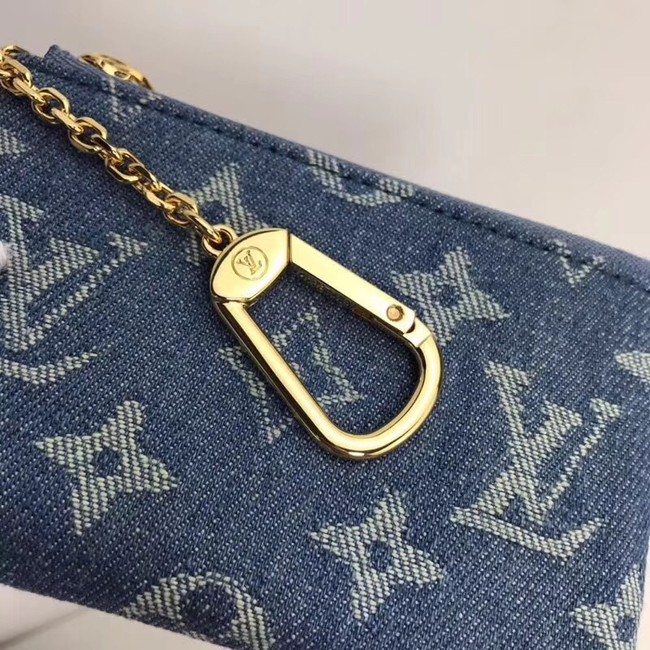 Louis Vuitton Outlet original KEY POUCH M62650 blue