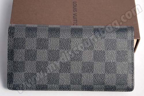 Louis Vuitton Outlet Wallet N62665 Damier Graphite Multiple For Bills And Credit Card