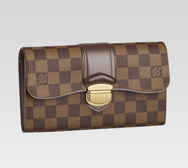 Louis Vuitton Outlet handbag damier canvas sistina wallet n61747