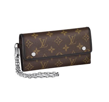 Louis Vuitton Outlet Monogram Macassar Canvas Long Wallet M60168