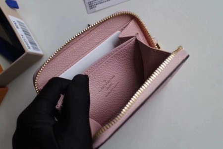 Louis Vuitton Outlet original Monogram Empreinte coin purse Ariane 60574 pink