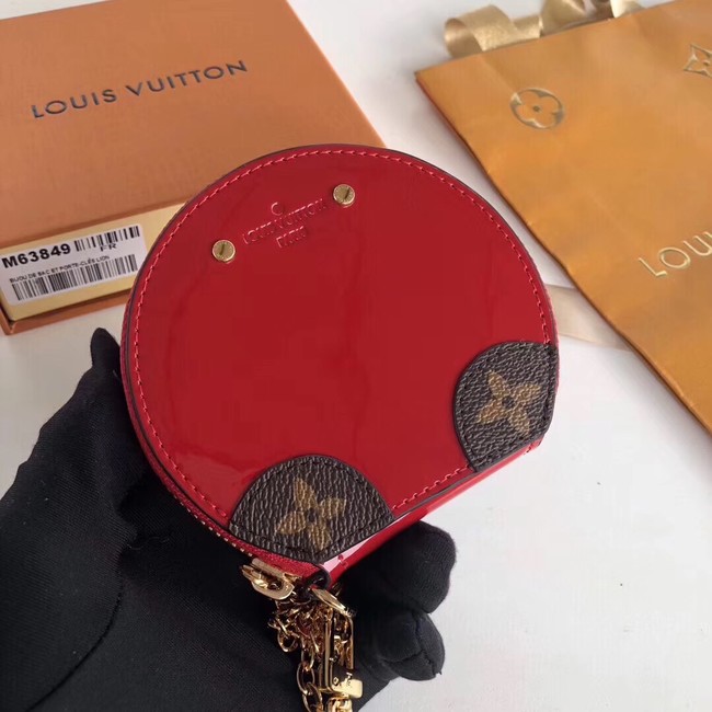 Louis Vuitton Outlet Monogram Vernis original MICRO BOITE CHAPEAU MM63484 red