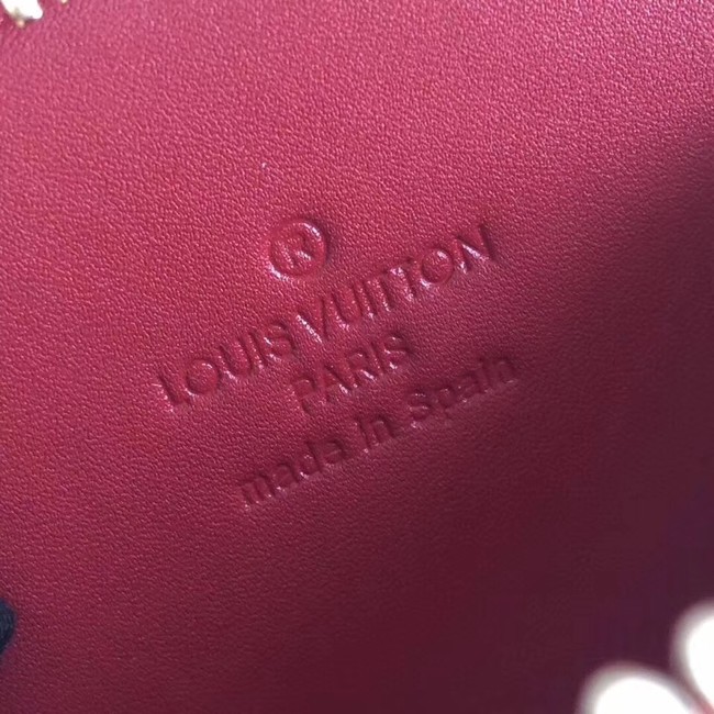 Louis Vuitton Outlet Monogram Vernis original MICRO BOITE CHAPEAU MM63484 red