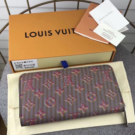 Louis Vuitton Outlet M68621 Zippy Wallet Monogram Pop Pink