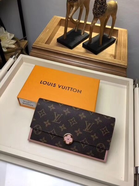 Louis Vuitton Outlet monogram canvas flore wallet 64586 pink