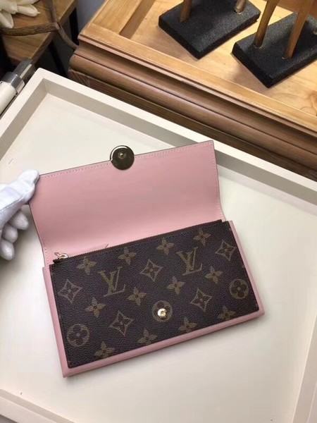 Louis Vuitton Outlet monogram canvas flore wallet 64586 pink