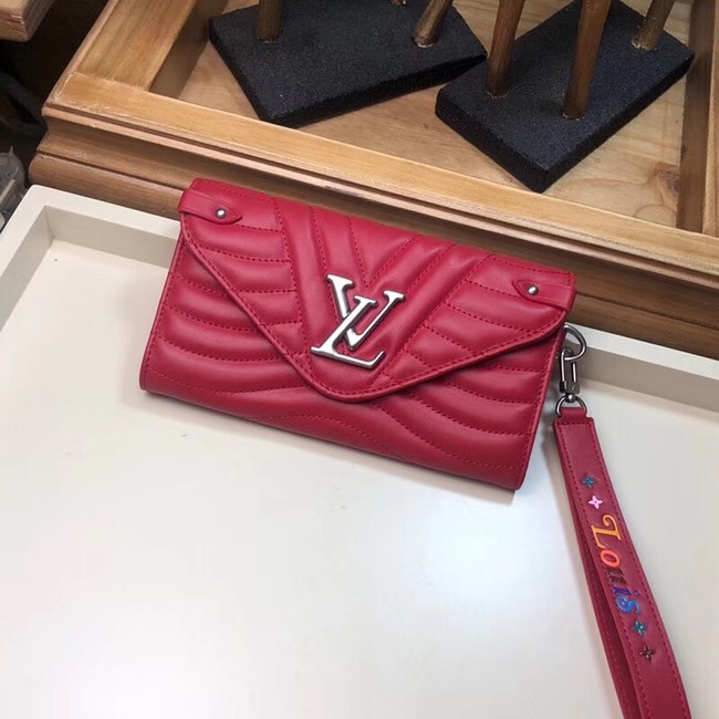 Louis Vuitton Outlet NEW WAVE LONG WALLET M63298 red