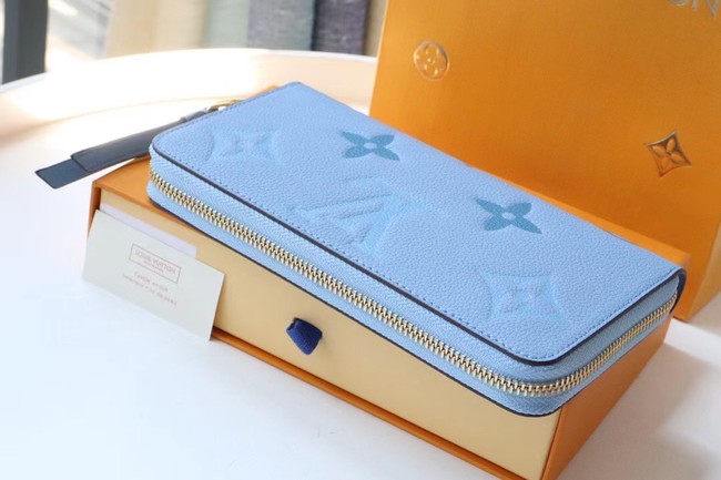 Louis Vuitton Outlet ZIPPY WALLET M80403 blue