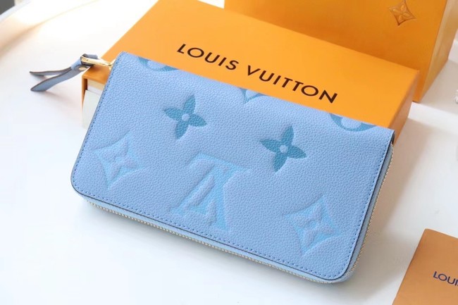 Louis Vuitton Outlet ZIPPY WALLET M80403 blue