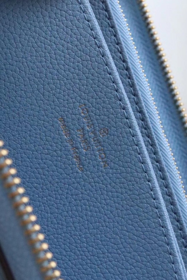 Louis Vuitton Outlet ZIPPY WALLET M80403 blue