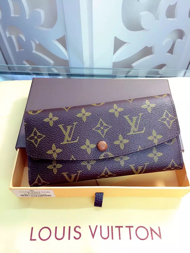 Louis Vuitton Outlet Monogram Canvas Wallet 60136 Brown