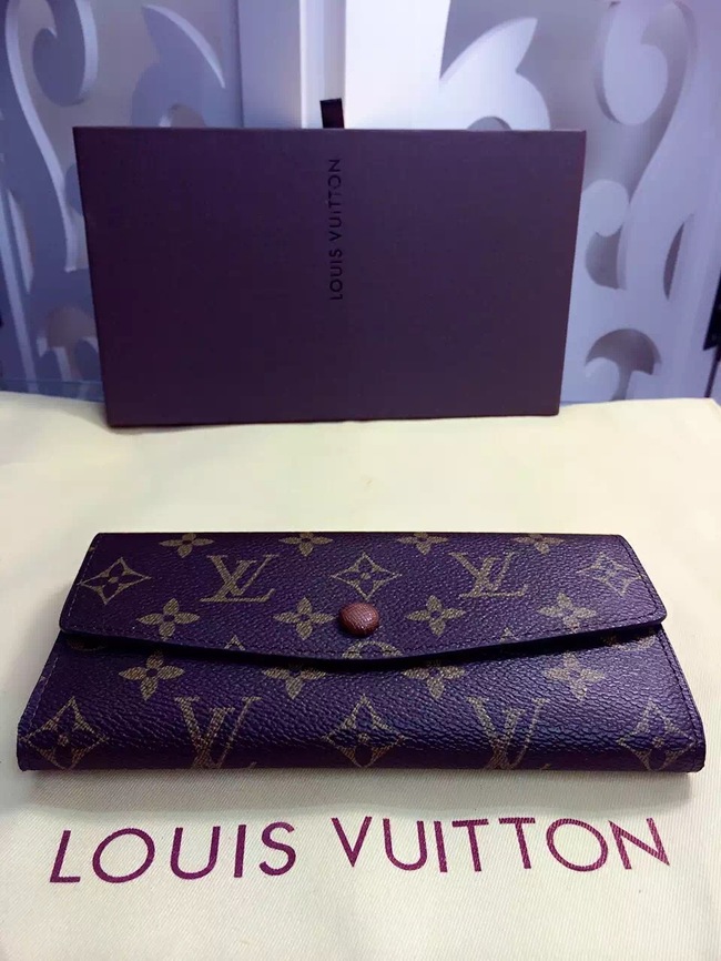 Louis Vuitton Outlet Monogram Canvas Wallet 60136 Brown