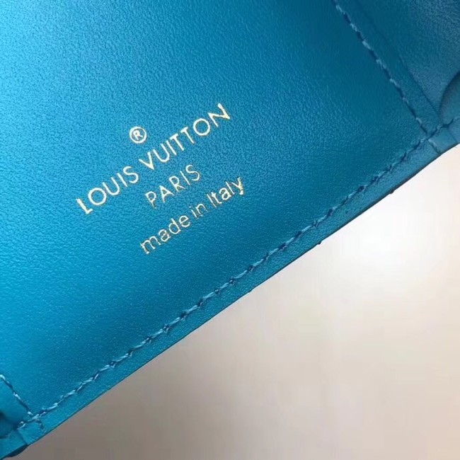 Louis Vuitton Outlet NEW WAVE COMPACT WALLET M63427 blue