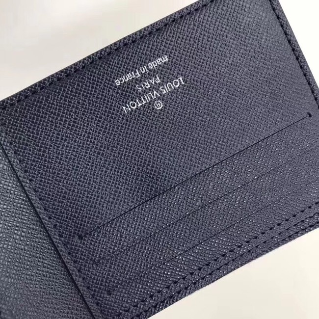 Louis Vuitton Outlet original MULTIPLE WALLET M60895 blue