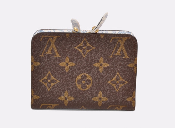 Louis Vuitton Outlet handbag monogram canvas insolite wallet pm fleuri m60230 violet