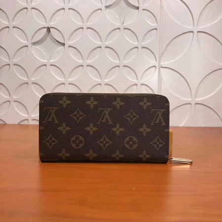 Louis Vuitton Outlet Monogram Canvas Zippy Wallet M60017A