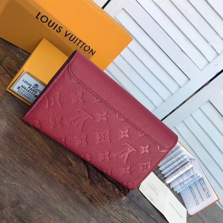 Louis Vuitton Outlet Pont Neuf Monogram Empreinte Wallet M61833 red