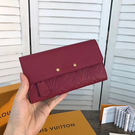 Louis Vuitton Outlet Pont Neuf Monogram Empreinte Wallet M61833 red